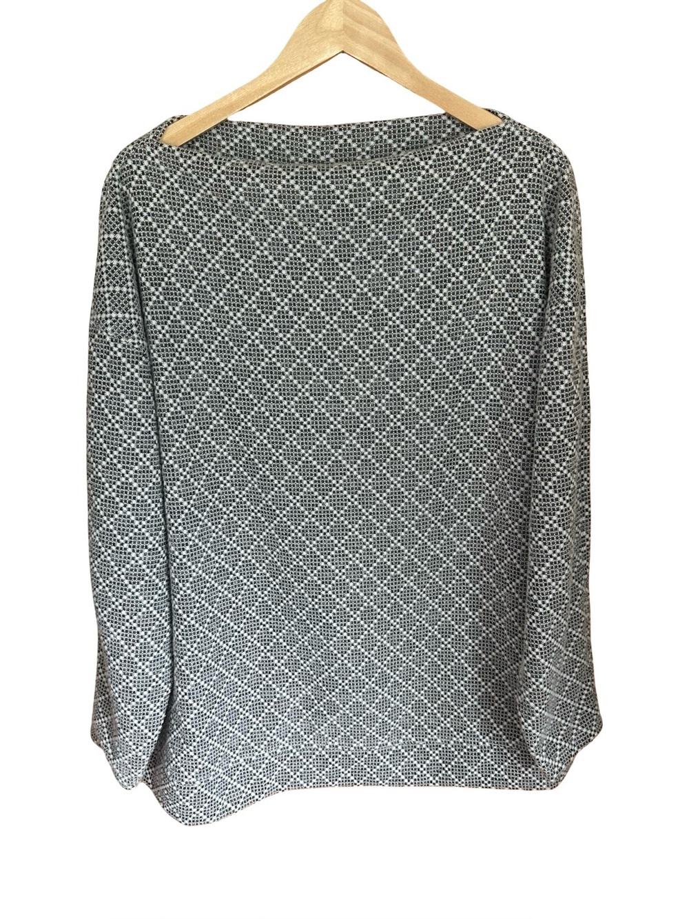 Lane Bryant Diamond Pattern Boat Neck Lightweight Sweater Sz 18-20